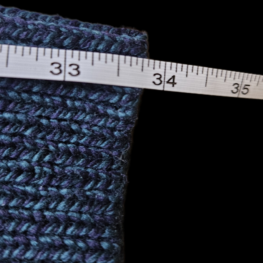 Aran Crafts Men's Atlantic blue 1/2 Zip Cable Knit Zip Sweater $189 - Picture 6 of 16